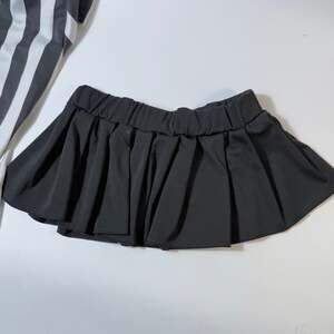 Black mini skirt cosplay short pleated high quality school girl lingere dress up
